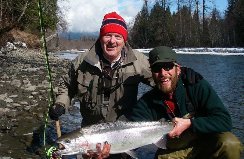 Fishing at Z-Boat Lodge River Guides.