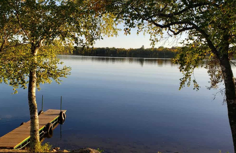 Lake at Little Norway Resort.