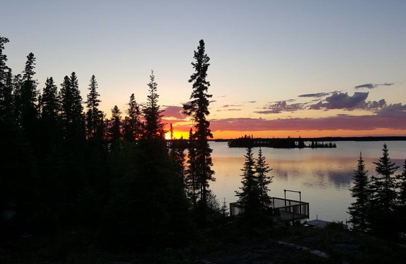 Lake view at Pine Point Lodge & Outposts.