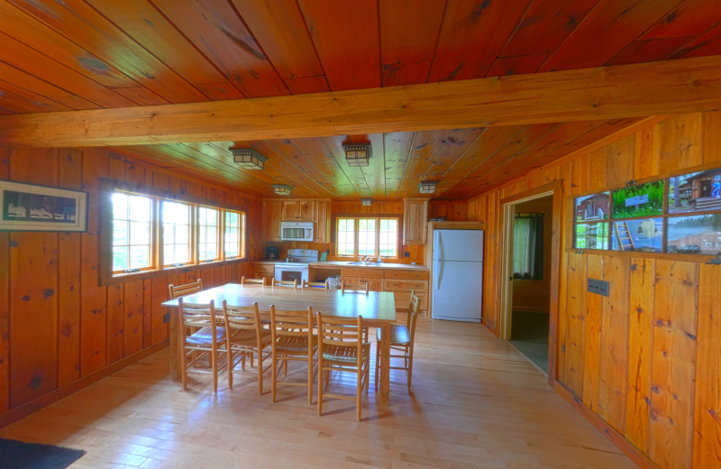 Cabin kitchen at YMCA Camp Du Nord.