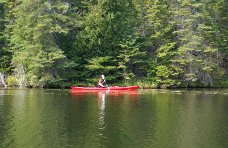 Canoeing at Waterfalls Lodge