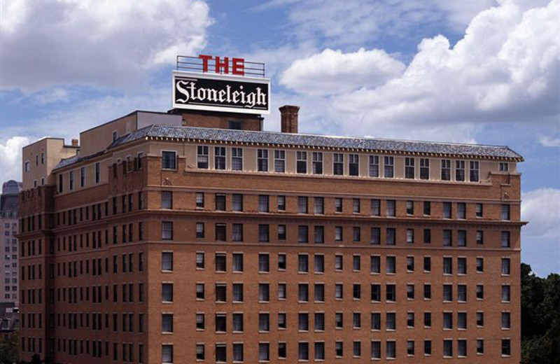 Exterior view of Stoneleigh Hotel.