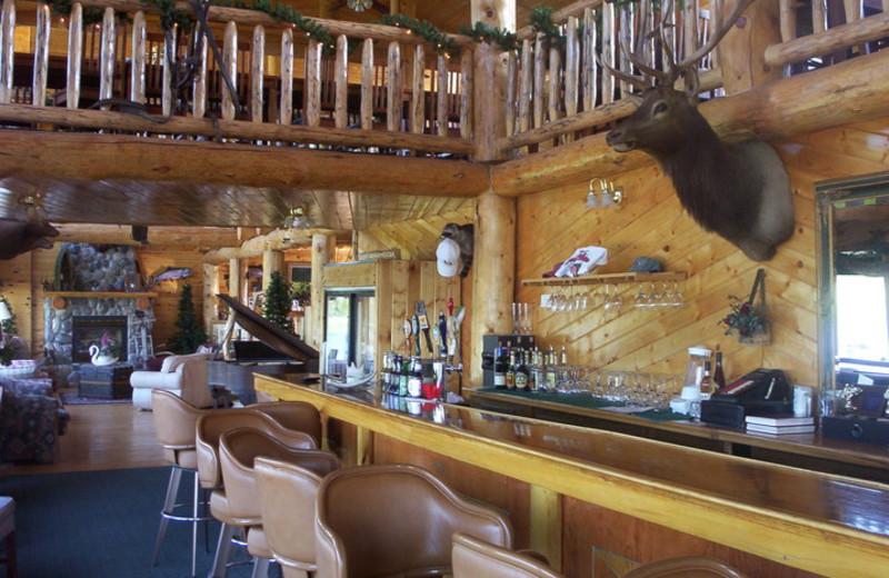 Dining at The Angler's Lodge.