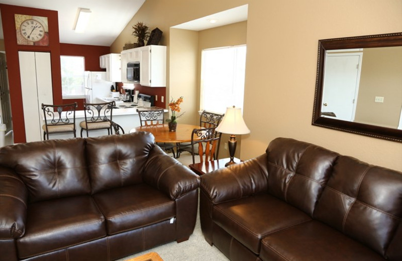 Vacation rental interior at Villas by Lantern Bay.