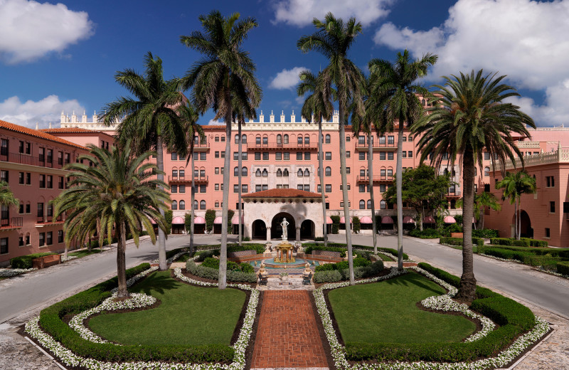 Exterior view of Boca Raton Resort and Club.