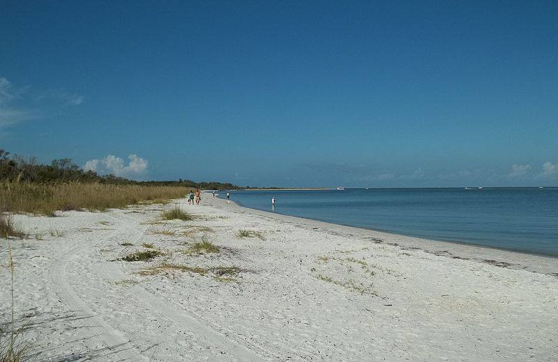 Beach near Gulfview Manor Resort.