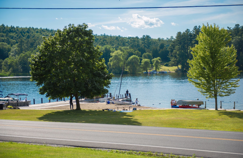 Beach at Dunham's Bay Resort.