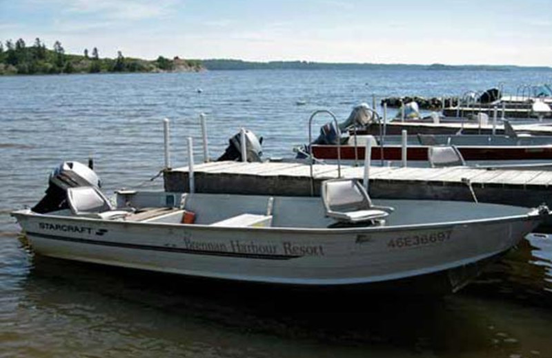 Boats at Brennan Harbour Resort.