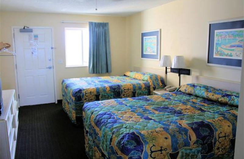 Guest room at Flamingo Motel and Tower.