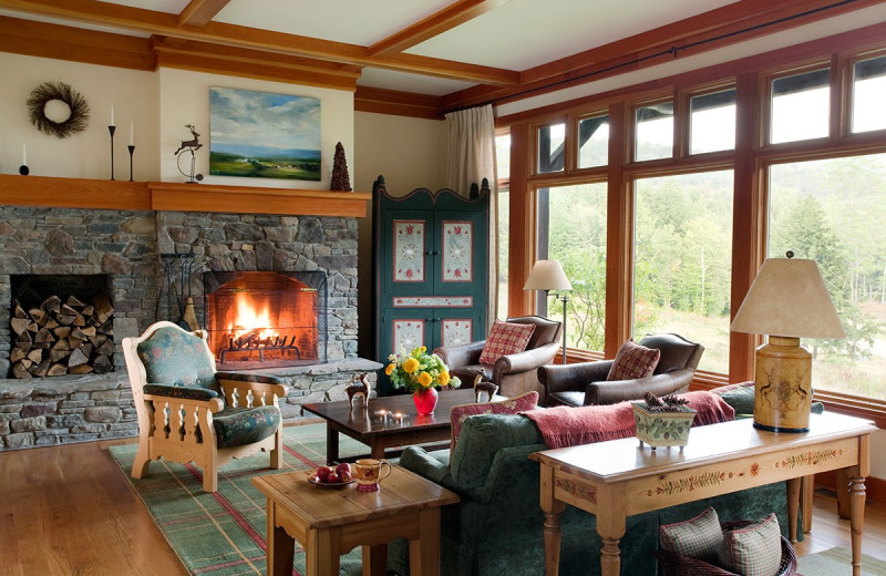 Villa living room at Trapp Family Lodge.