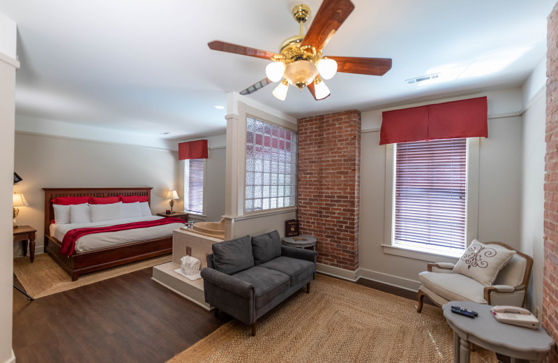 Guest room at The 1886 Crescent Hotel & Spa.