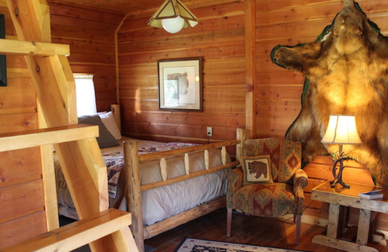 Guest room at Bear Creek Ranch.