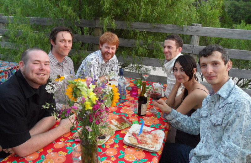 Family at Roddy Tree Ranch.