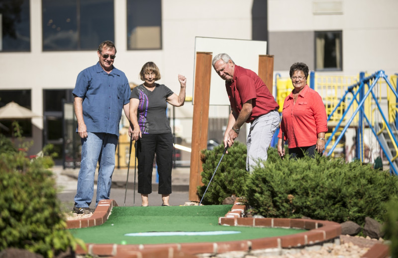 Mini golf at Edgewater Hotel & Waterpark.