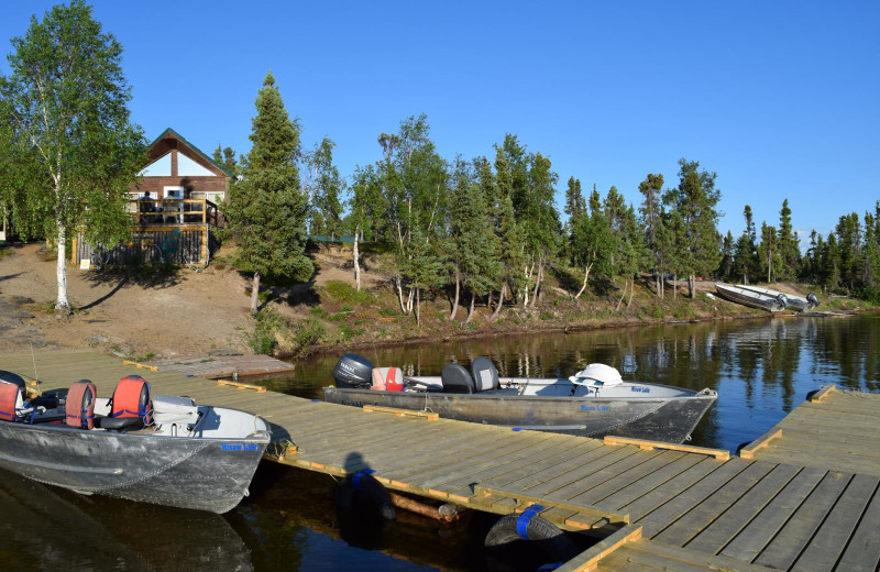 Exterior view of Misaw Lake Lodge.