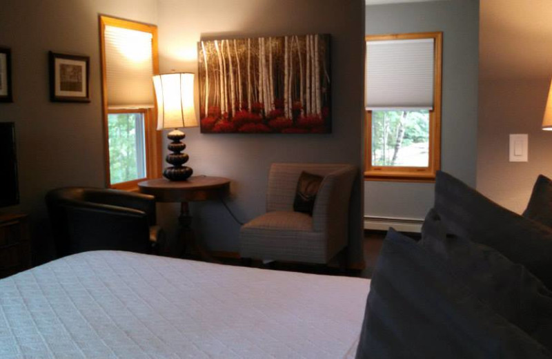 Cabin interior at Hidden Valley Inn & Resort.