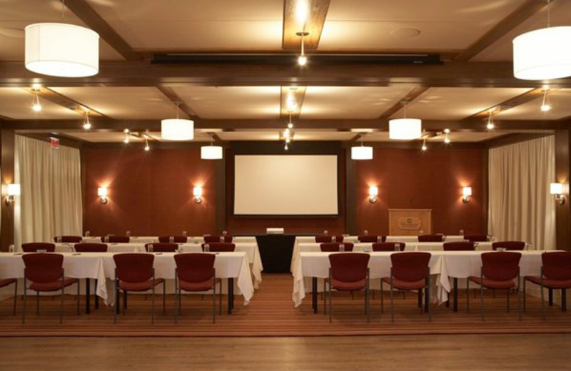 Banquet hall at The Woodstock Inn & Resort.