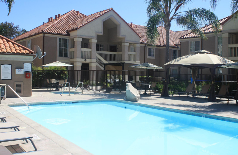 Outdoor pool at Sonesta ES Suites San Jose Airport.