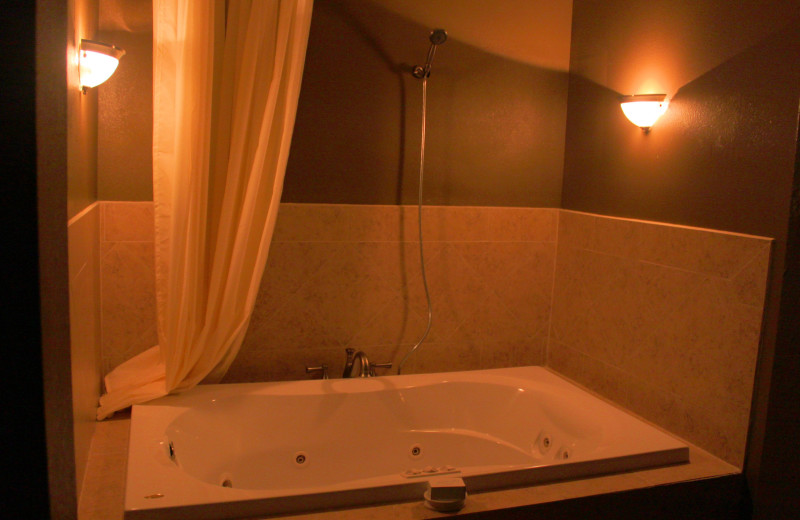 Bathroom at Blue Water Bungalow.