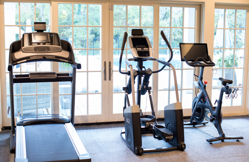 Fitness room at The Inn at Willow Grove.