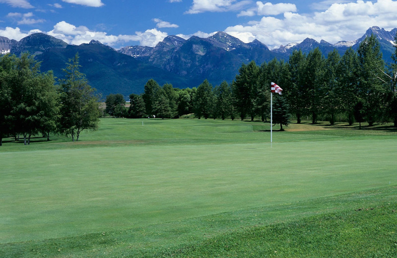 Golf course near Many Springs Flathead Lake Resort.