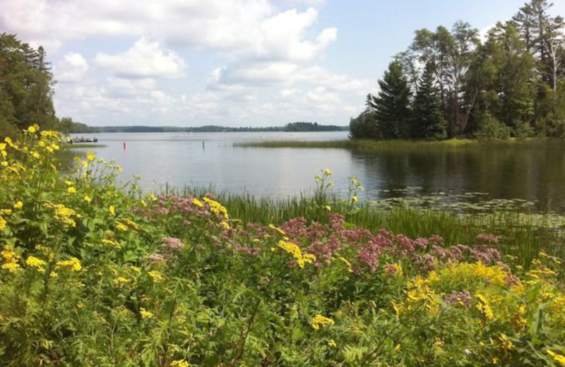 View of the lake from Lakewoods Resort.