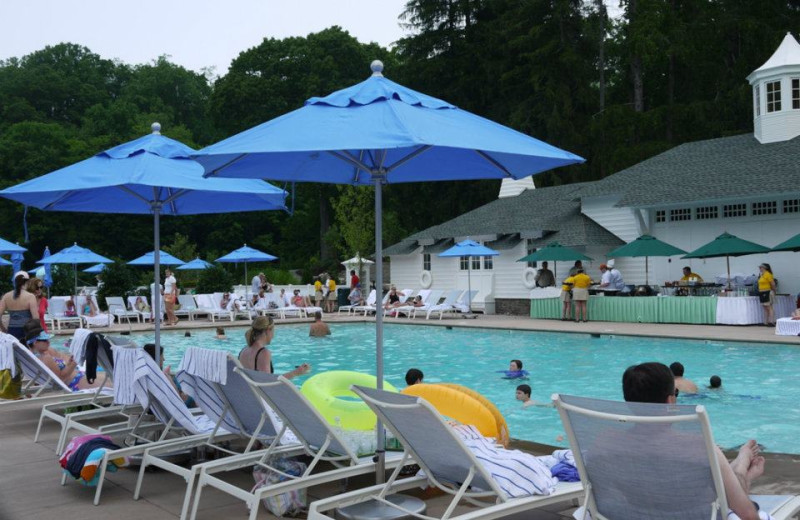 Pool area at The Homestead.