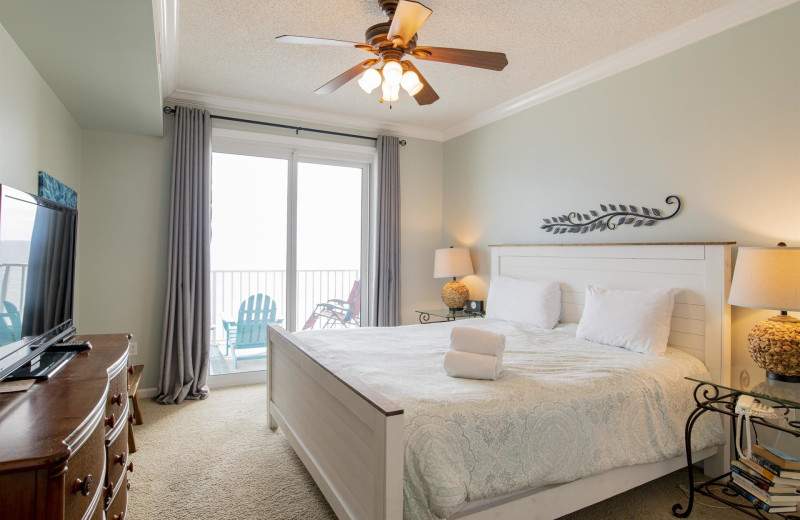 Rental bedroom at Windemere Perdido Key.