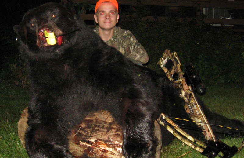 Bear hunting at Harris Hill Resort- Lake Of The Woods.