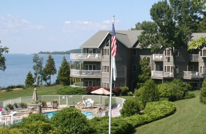 Resort view at Bay Shore Inn.