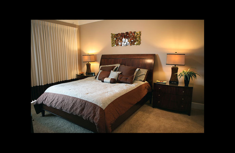 Guest bedroom at Beach Vacation, LLC.