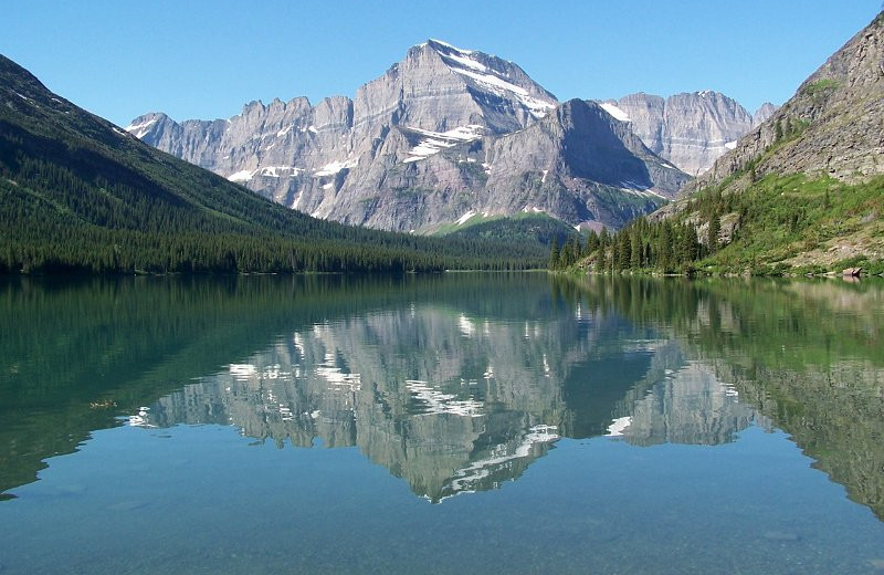 Glacier National Park by Izaak Walton Inn.