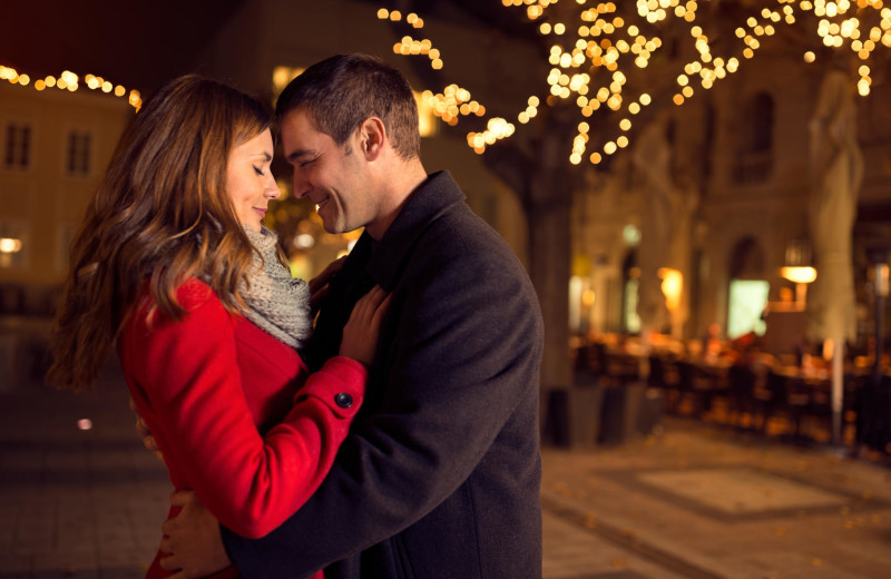 Couple at Southern Oaks Inn.