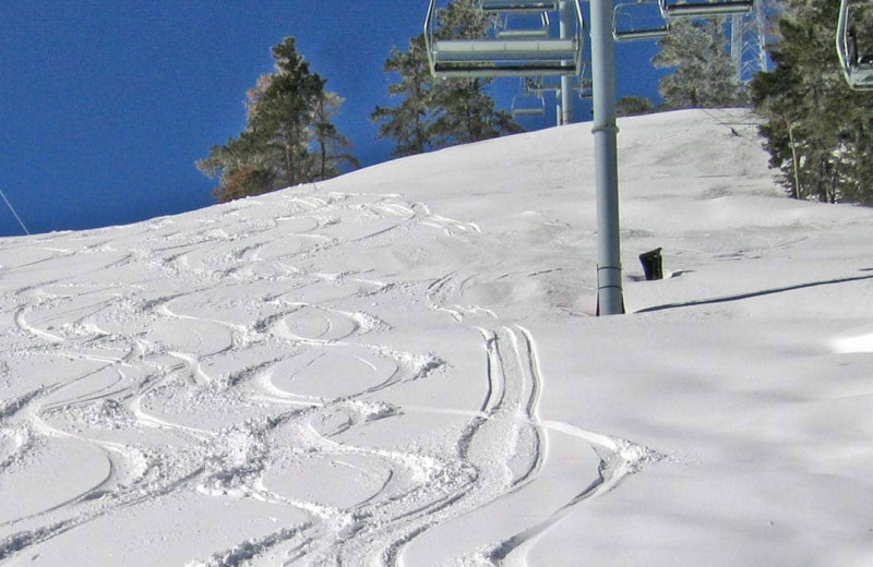 Skiing near Deadwood Connections.