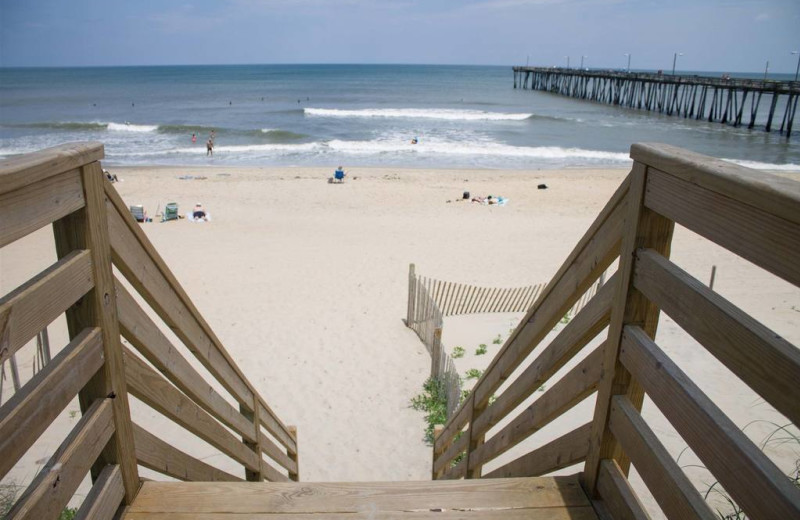 The beach at Colonial Inn.