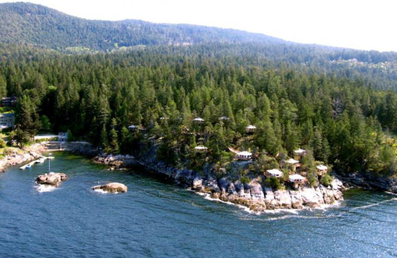 Arial View of Rockwater Secret Cove Resort 