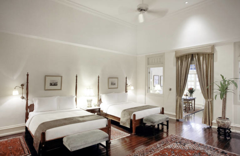 Guest room at Raffles Hotel - Singapore.