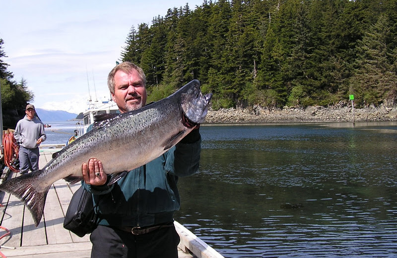 Fishing at Pearson's Pond Luxury Inn and Adventure Spa.