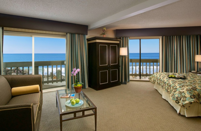 Guest room at Best Western Plus Lighthouse Hotel.