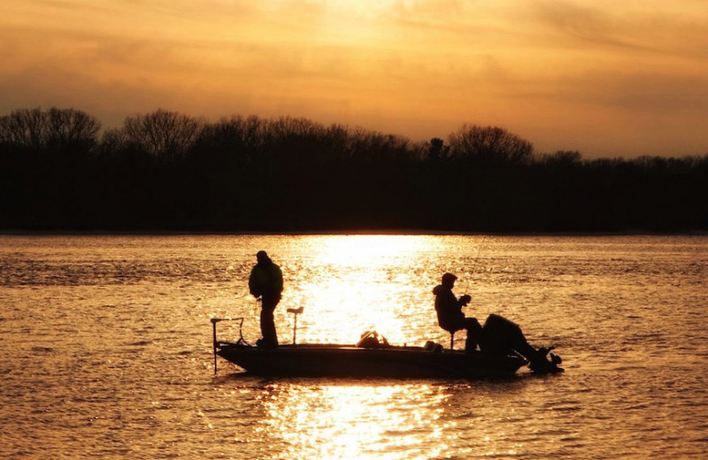 Fishing at D'Arbonne Pointe.