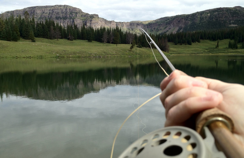 Fishing at Trappers Lake Lodge & Resort