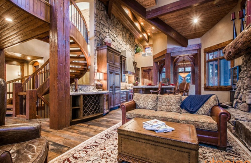 Rental great room at Utopian Luxury Vacation Homes.