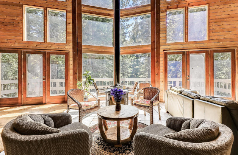 Rental living room at Tahoe Vacation Rentals, Inc