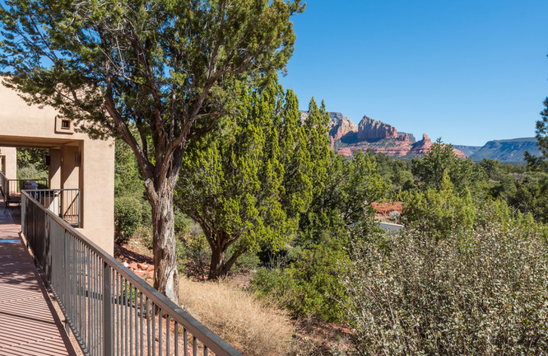 View from Best Western Plus Inn of Sedona.