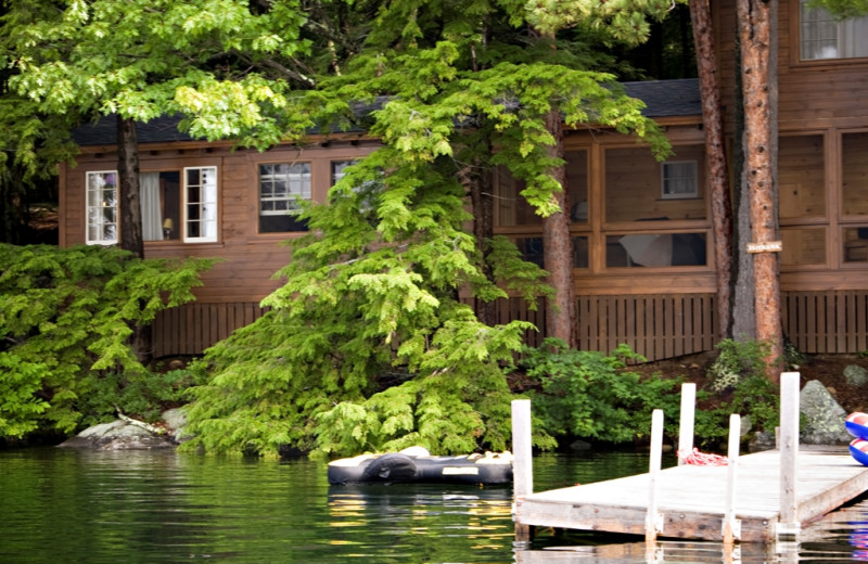 Cabin exterior at Rockywold-Deephaven Camps.