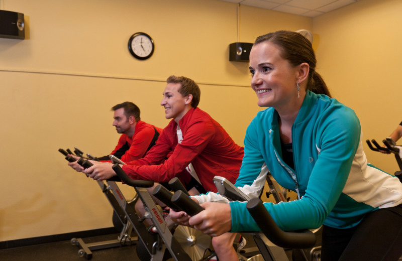 Free spin class at Cheyenne Mountain Resort.