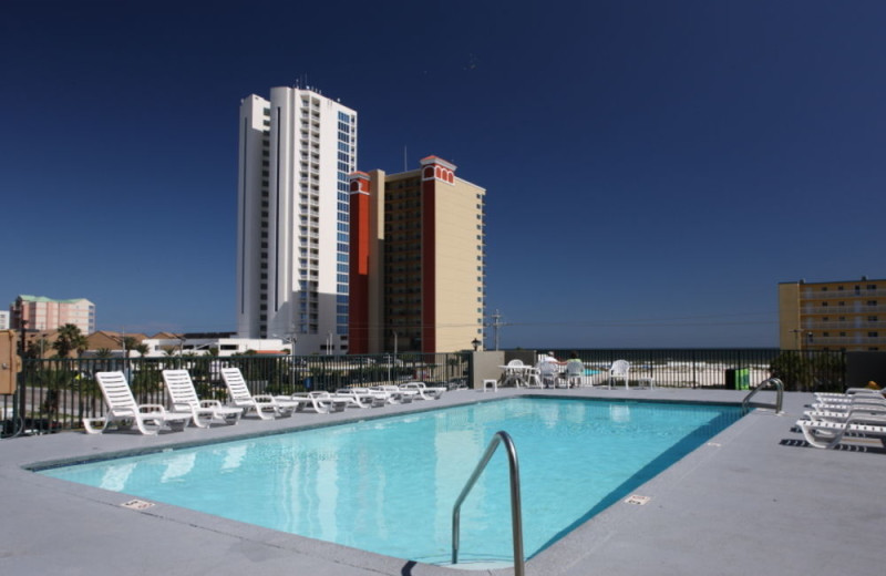 Outdoor pool at Beachside Resort Hotel.