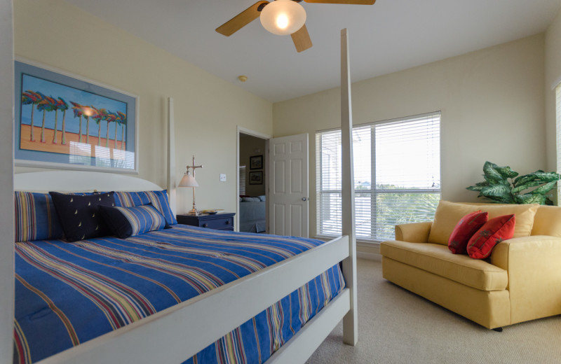 Rental bedroom at Vacation Homes Perdido Key.