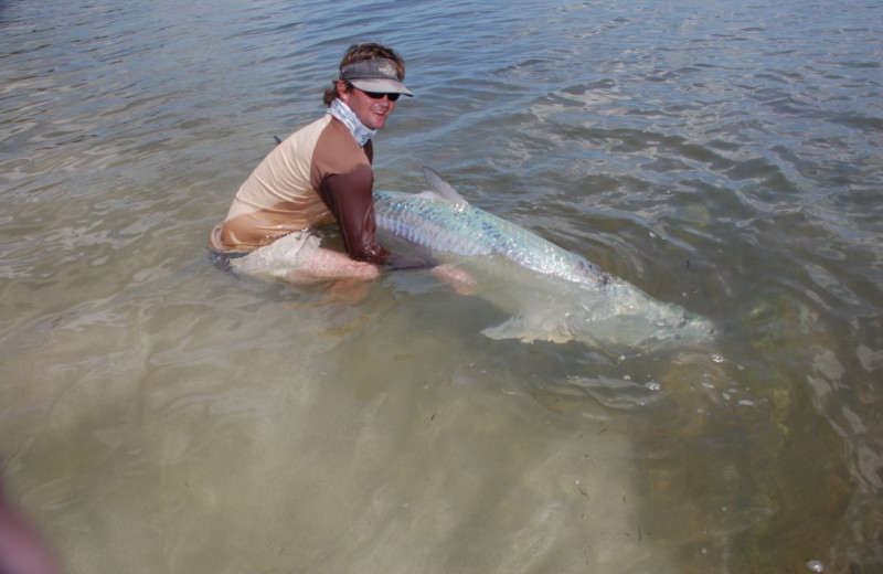 Fishing at Isla Holbox Fly Fishing Lodge.