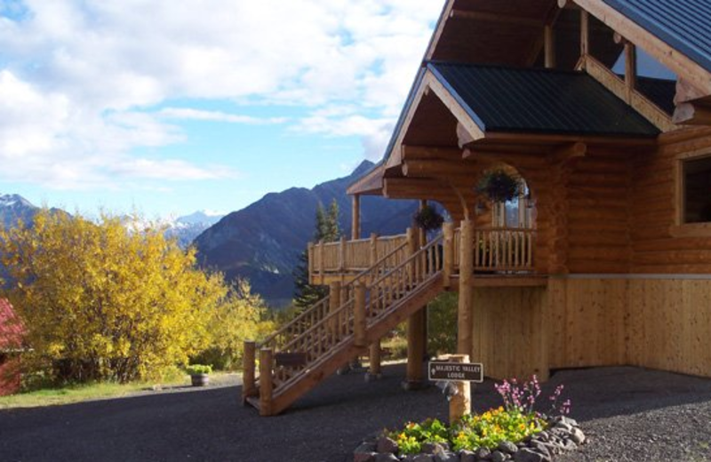 Resort view at Majestic Valley Lodge.